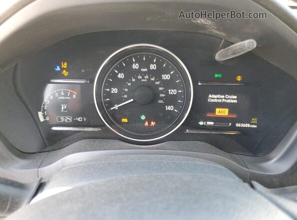 3CZRU6H59MM754980 2021 HONDA HR-V White Vista del cuadro de instrumentos
