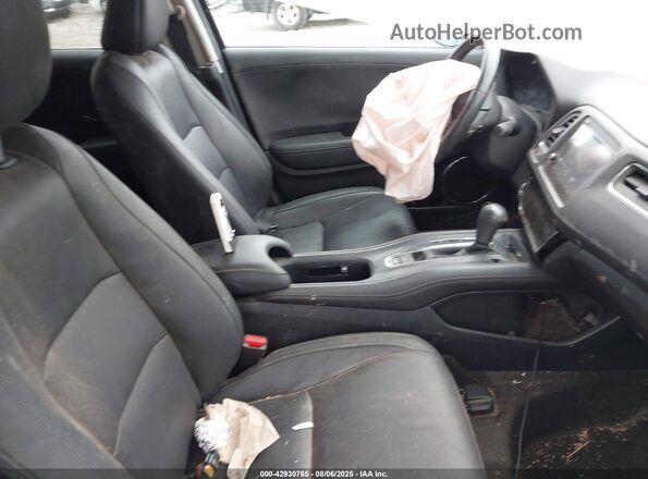 3CZRU6H77MM724958 2021 HONDA HR-V Maroon Front interior view
