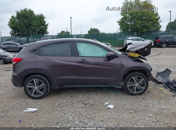 3CZRU6H77MM724958 2021 HONDA HR-V Maroon 360 interior view
