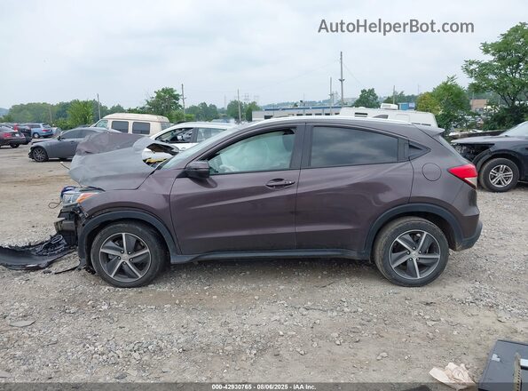 3CZRU6H77MM724958 2021 HONDA HR-V Maroon 