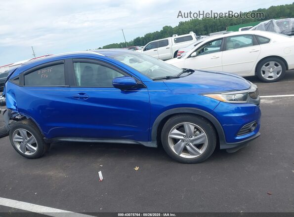 3CZRU6H79LM736141 2020 HONDA HR-V Blue Widok wnętrza 360 stopni