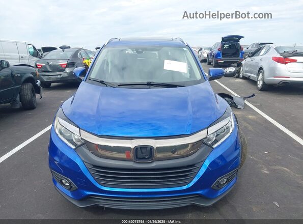 3CZRU6H79LM736141 2020 HONDA HR-V Blue Widok wnętrza z tyłu