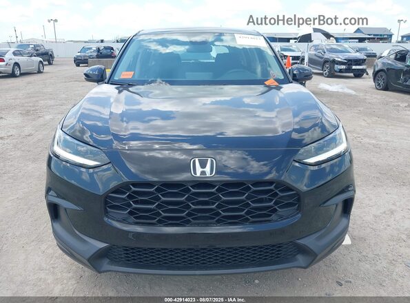 3CZRZ1H33PM734375 2023 HONDA HR-V Black Вид щитка приладів