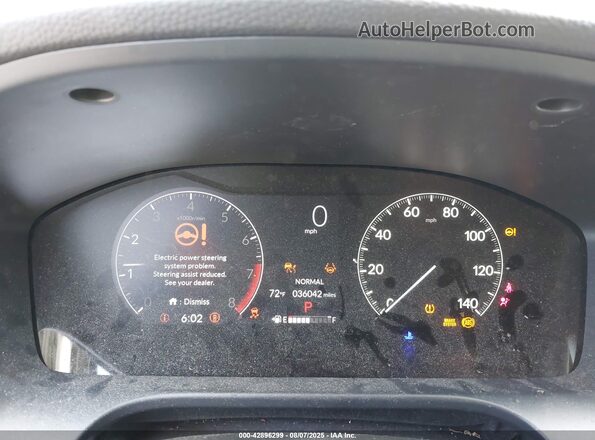 3CZRZ1H35PM724429 2023 HONDA HR-V Gray უკანა სავარძლების ხედი