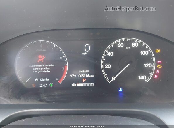 3CZRZ2H53SM728155 2025 HONDA HR-V White Widok tylnych siedzeń