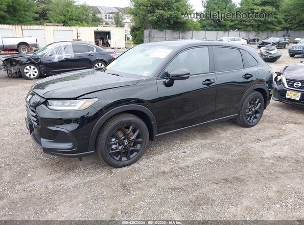 3CZRZ2H53SM784631 2025 HONDA HR-V Black Przód lewy