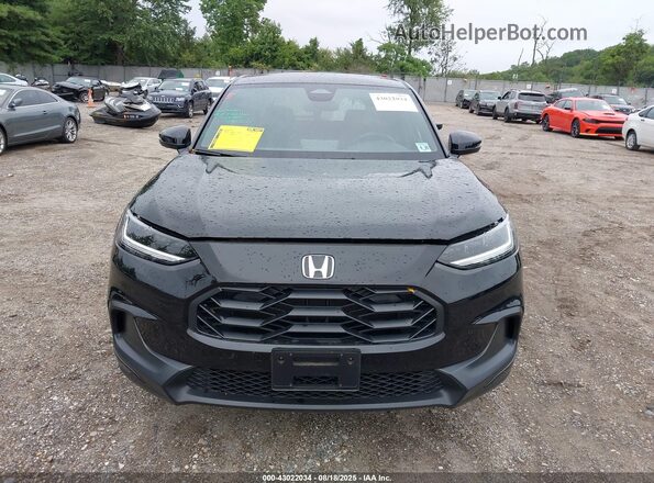3CZRZ2H53SM784631 2025 HONDA HR-V Black Widok zestawu wskaźników