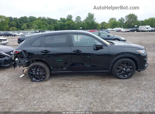 3CZRZ2H53SM784631 2025 HONDA HR-V Black Widok wnętrza z tyłu