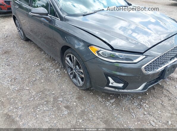 3FA6P0D97LR116854 2020 FORD FUSION Gray 