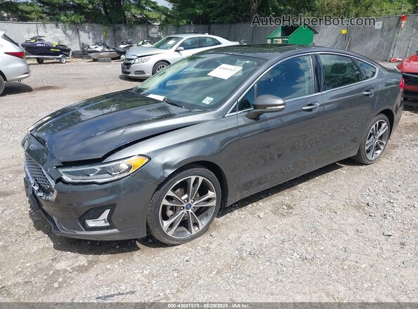 3FA6P0D97LR116854 2020 FORD FUSION Gray Przód lewy