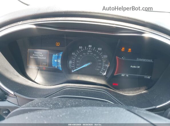 3FA6P0D9XLR118274 2020 FORD FUSION Silver Rear seats view