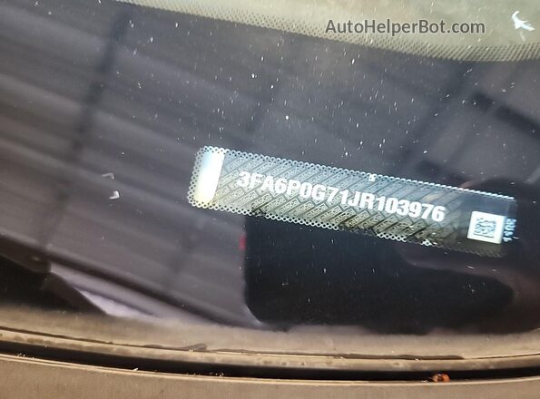 3FA6P0G71JR103976 2018 FORD FUSION  Задня права чверть