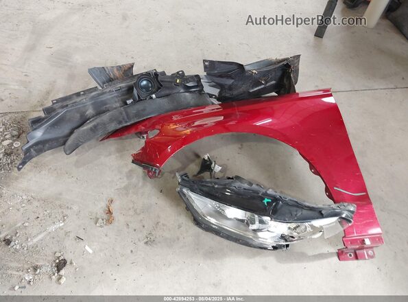 3FA6P0G78LR111978 2020 FORD FUSION Красный Вид щитка приборов