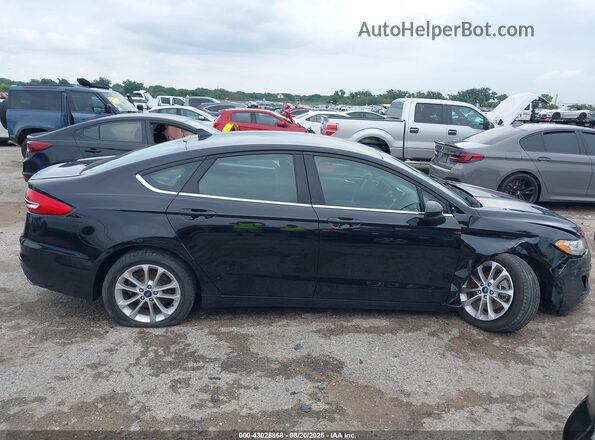 3FA6P0HD0LR108433 2020 FORD FUSION Черный Вид задней части салона