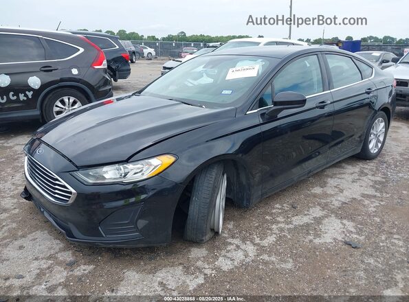 3FA6P0HD0LR108433 2020 FORD FUSION Черный Передняя левая четверть
