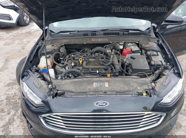 3FA6P0HD0LR108433 2020 FORD FUSION Черный Вид сзади