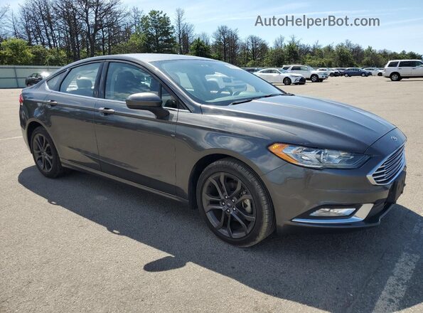 3FA6P0HD3JR212914 2018 FORD FUSION Gray 