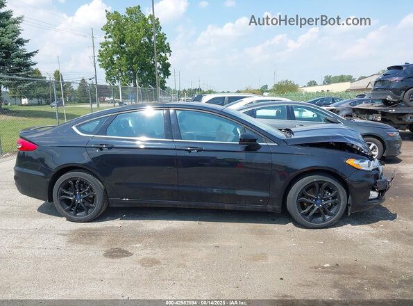 3FA6P0HD3LR187029 2020 FORD FUSION Black Вид задньої частини салону