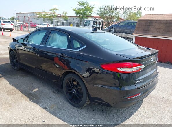 3FA6P0HD3LR187029 2020 FORD FUSION Black Задня ліва чверть