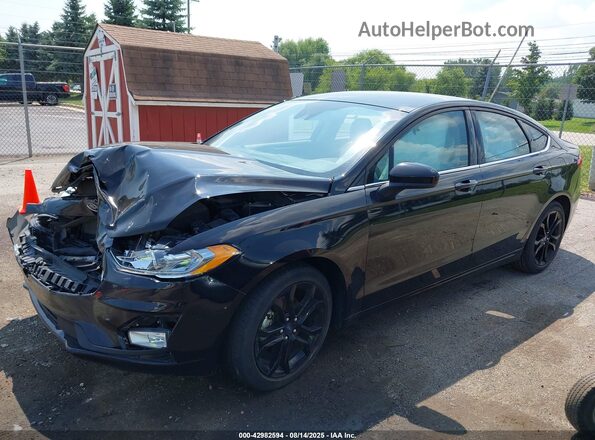 3FA6P0HD3LR187029 2020 FORD FUSION Black Передня ліва чверть
