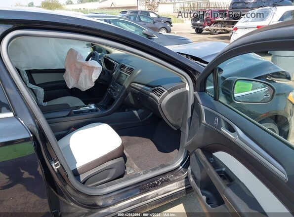3FA6P0HD3LR187029 2020 FORD FUSION Black Вид салону спереду