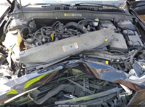 3FA6P0HD3LR187029 2020 FORD FUSION Black Вид ззаду