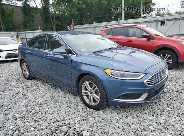3FA6P0HD4JR192706 2018 FORD FUSION Blue 