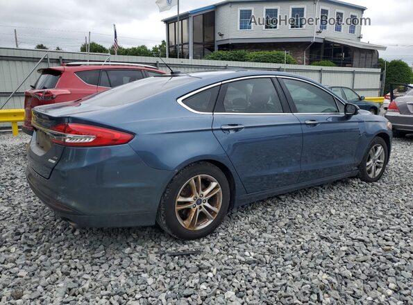3FA6P0HD4JR192706 2018 FORD FUSION Blue 