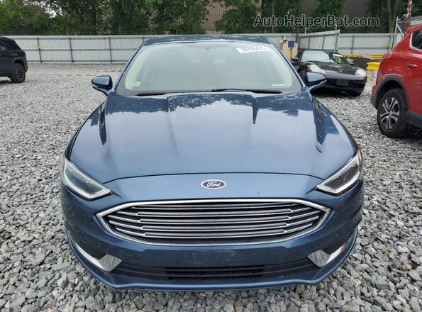 3FA6P0HD4JR192706 2018 FORD FUSION Blue 