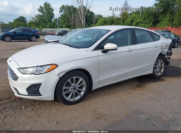 3FA6P0HD4LR107463 2020 FORD FUSION White Передня ліва чверть