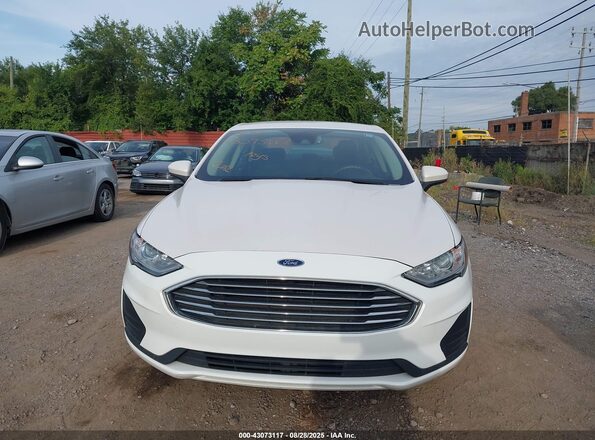 3FA6P0HD4LR107463 2020 FORD FUSION White Вид щитка приладів