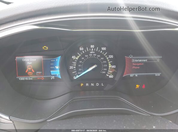 3FA6P0HD4LR107463 2020 FORD FUSION White Вид задніх сидінь