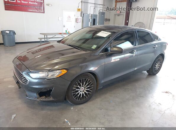 3FA6P0HD4LR169235 2020 FORD FUSION Gray წინა მარცხენა ხედი სამი მეოთხედიდან