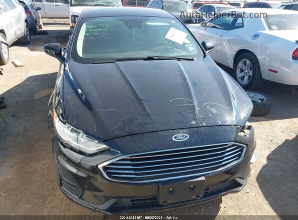 3FA6P0HD4LR217428 2020 FORD FUSION Черный Вид задней части салона