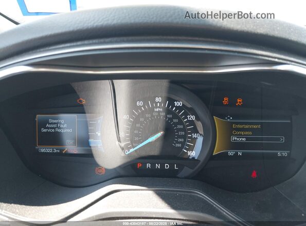3FA6P0HD4LR217428 2020 FORD FUSION Черный Вид задних сидений
