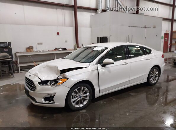 3FA6P0HD5LR162598 2020 FORD FUSION White Vista tres cuartos delantera izquierda