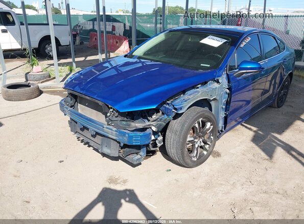 3FA6P0HD6JR142728 2018 FORD FUSION Blue 
