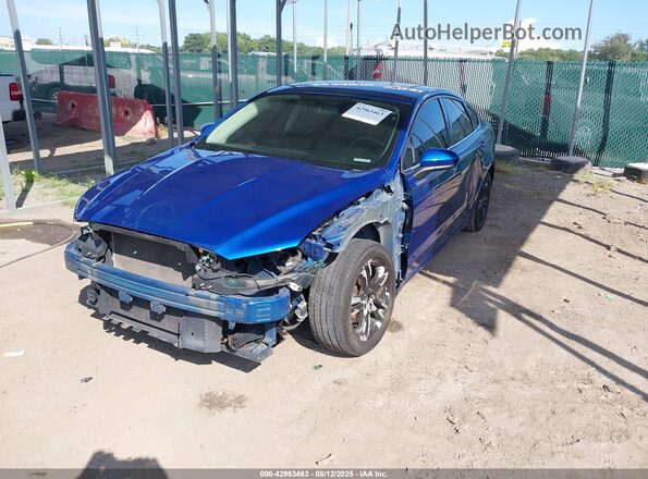 3FA6P0HD6JR142728 2018 FORD FUSION Blue 