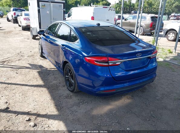 3FA6P0HD6JR142728 2018 FORD FUSION Blue 