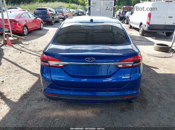 3FA6P0HD6JR142728 2018 FORD FUSION Blue 