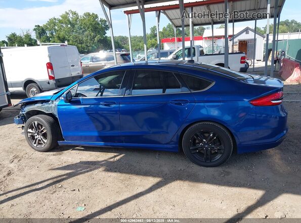 3FA6P0HD6JR142728 2018 FORD FUSION Blue 