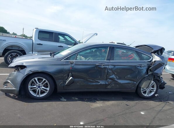 3FA6P0HD9JR144604 2018 FORD FUSION Gray 