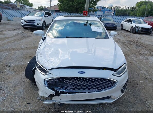 3FA6P0K95LR265718 2020 FORD FUSION White Instrument cluster view