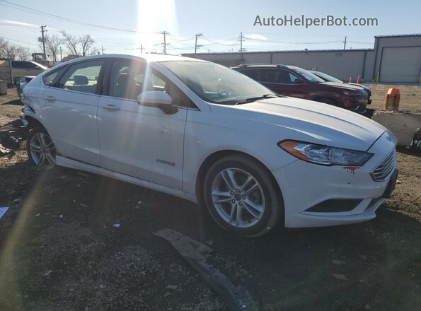 3FA6P0LU0JR193911 2018 FORD FUSION White 