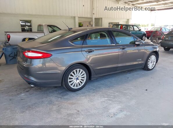 3FA6P0LU3GR298449 2016 FORD FUSION HYBRID Gray Tył prawy