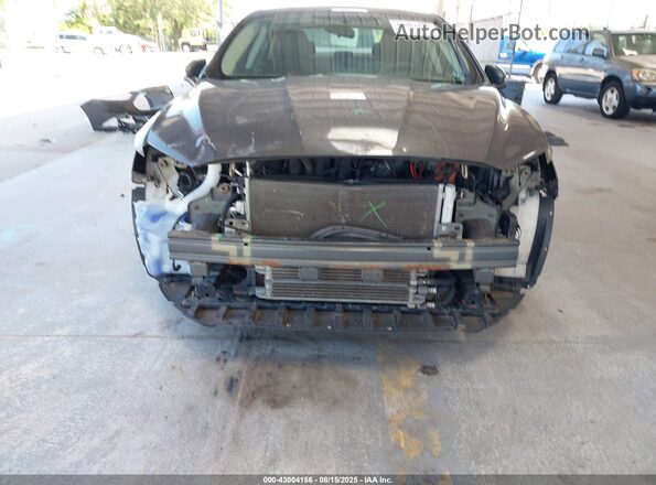 3FA6P0LU3GR298449 2016 FORD FUSION HYBRID Gray Widok z przodu