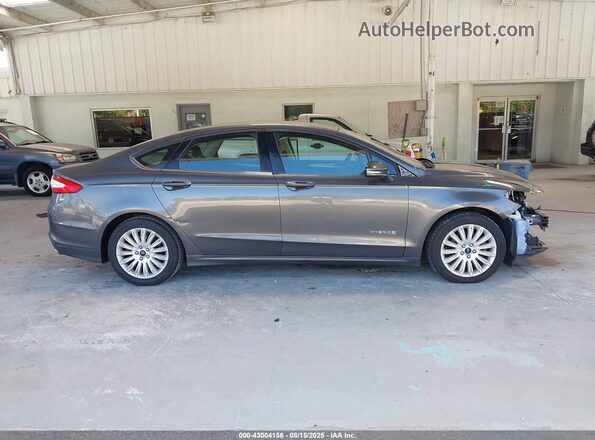 3FA6P0LU3GR298449 2016 FORD FUSION HYBRID Gray Widok wnętrza 360 stopni
