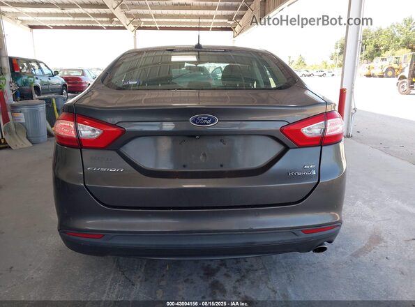 3FA6P0LU3GR298449 2016 FORD FUSION HYBRID Gray 