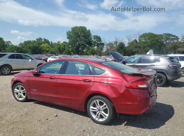 3FA6P0LU3JR172793 2018 FORD FUSION Red 