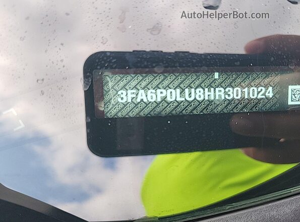 3FA6P0LU8HR301024 2017 FORD FUSION HYBRID  